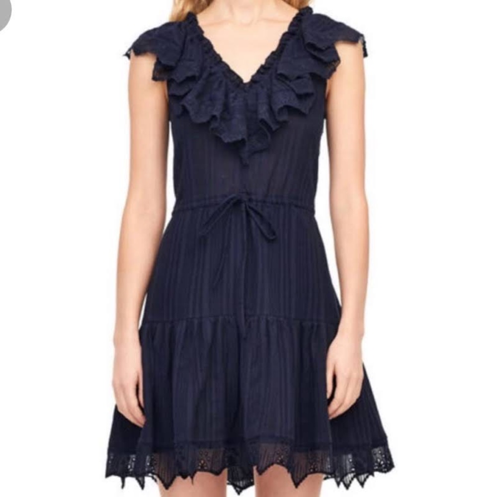 NWT Rebecca Taylor navy dress